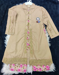Eid Chic 3PC – Western & Desi Fusion Suit (4–9 Years)